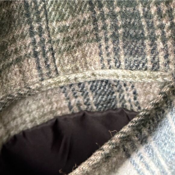 Equestrian Blazer Womens Size L Plaid Fall Preppy Money Brown Classic Vintage - Picture 4 of 10